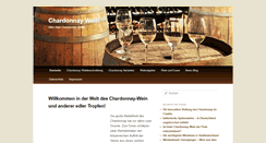 Desktop Screenshot of chardonnay-wein.de
