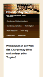 Mobile Screenshot of chardonnay-wein.de